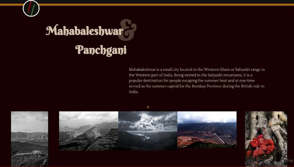 sample of the article Mahabaleshwar & Panchgani